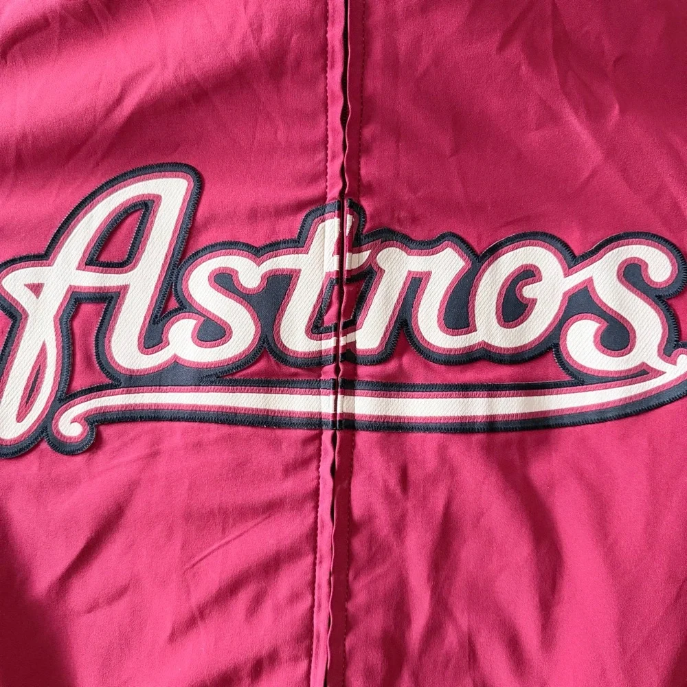 Rare Vintage Majestic Authentic Collection Houston Astros Therma Base Jacket 2XL